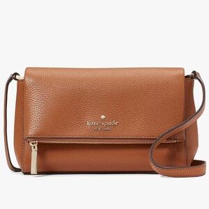 Kate Spade Leila Mini Crossbody- Warm Gingerbread